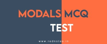 modals mcq test-rednotes.in