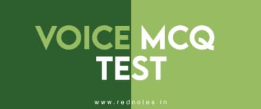 voice mcq test-rednotes.in