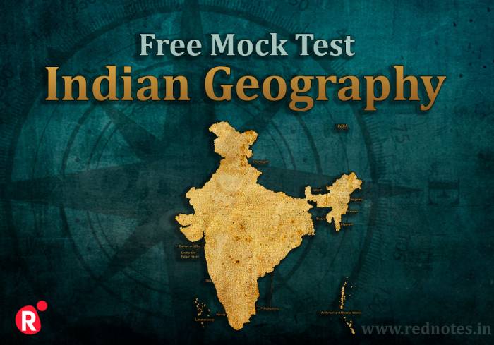 भारत का भूगोल (MCQs) | Online Indian Geography Quiz | Mock Test | Questions